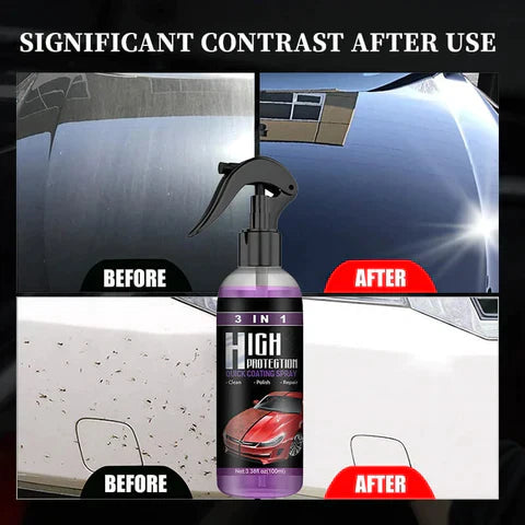 3 In 1 High Protection Car Coating Spray (Pack of 2)