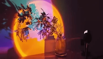 SUNSET PROJECTION LAMP, 360 DEGREE ROTATION