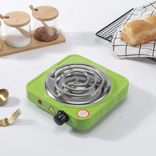 Kitchen Queen Flameless Electric Cooking Stove (Green)